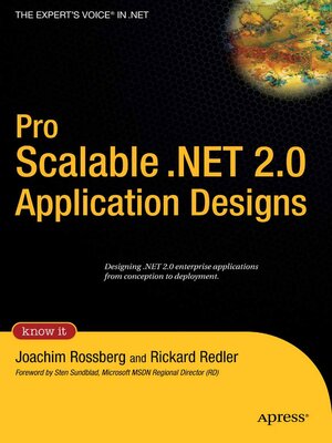 cover image of Pro Scalable .NET 2.0 Application Designs